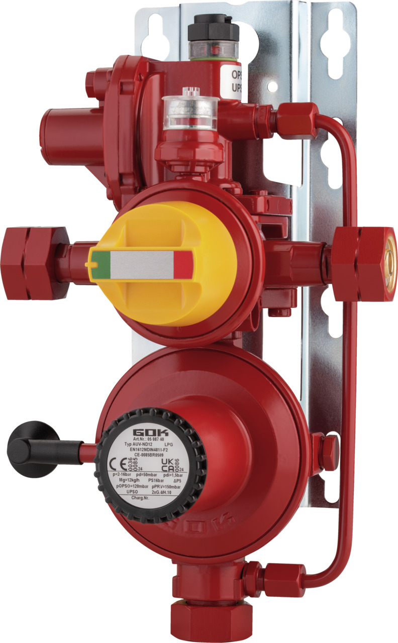 Flaschenanlage mit automatischem Umschaltventil Typ AUV-ND 12 Flaschenanlage mit automatischem Umschaltventil Typ AUV-ND 12
