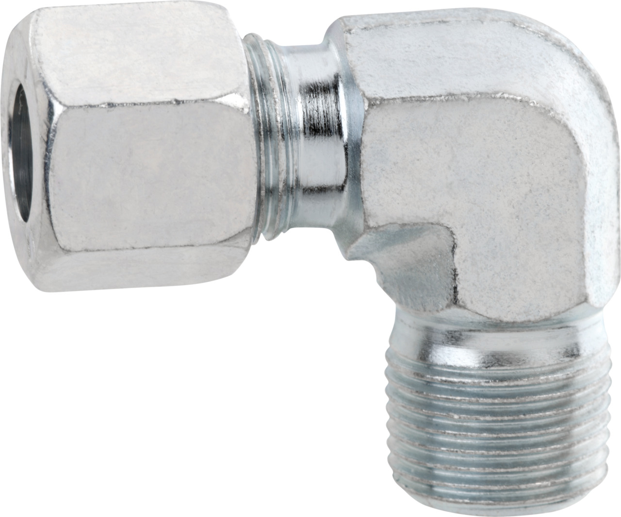 Raccord de compression mâle à visser coudé conique type WERK Raccord de compression mâle à visser coudé conique type WERK