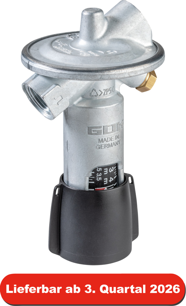 Hebersicherung membrangesteuert HS-V.3 (WHG) mit Blindschraube