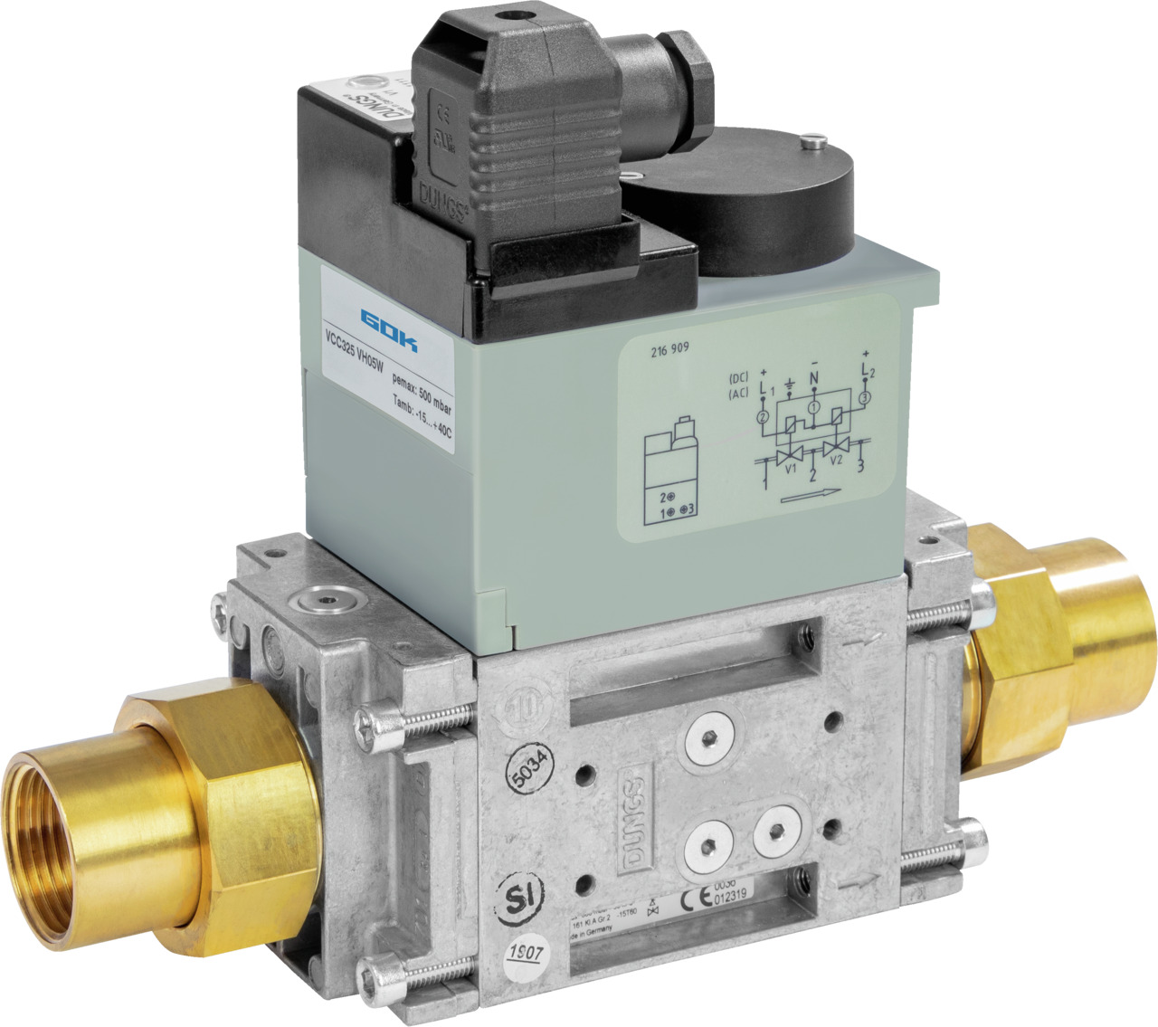 Zentrale Absperreinrichtung VCC 320R03W bds. IG Rp3/4