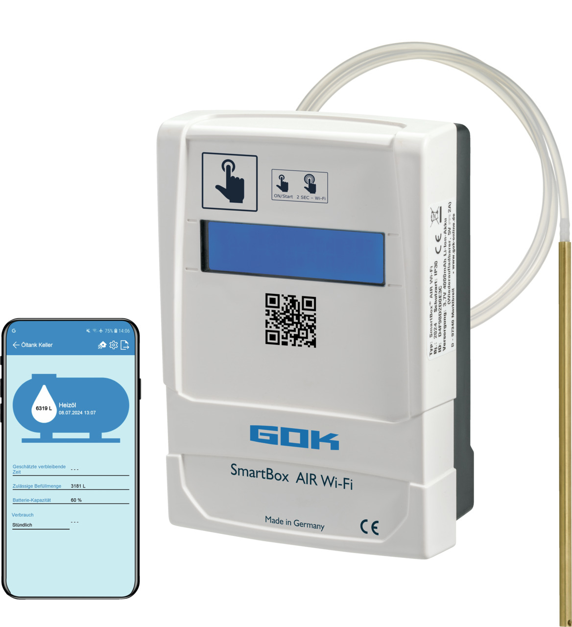 SmartBox AIR Wi-Fi with measuring hose 10m