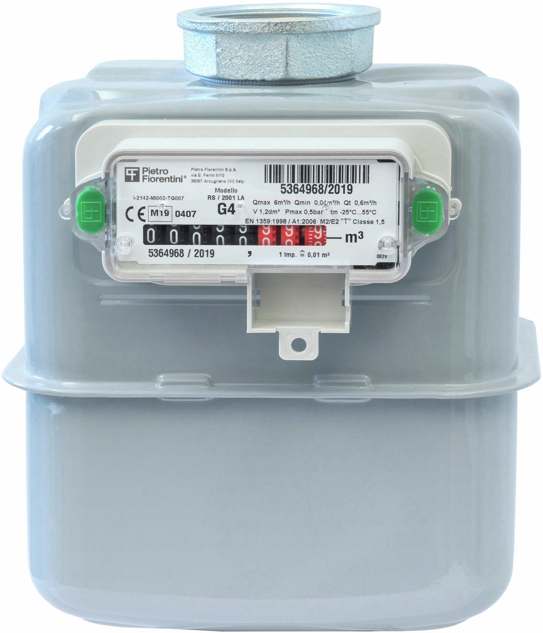 Gaszaehler-Einrohr G4 DN25 PS0,1bar  Gaszaehler-Einrohr G4 DN25 PS0,1bar