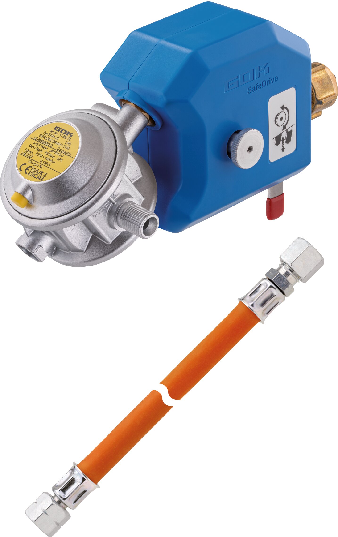 Caramatic SafeDrive 30mbar 1.5 kg/h G.12 KLF x compr.fit.10/8 SV