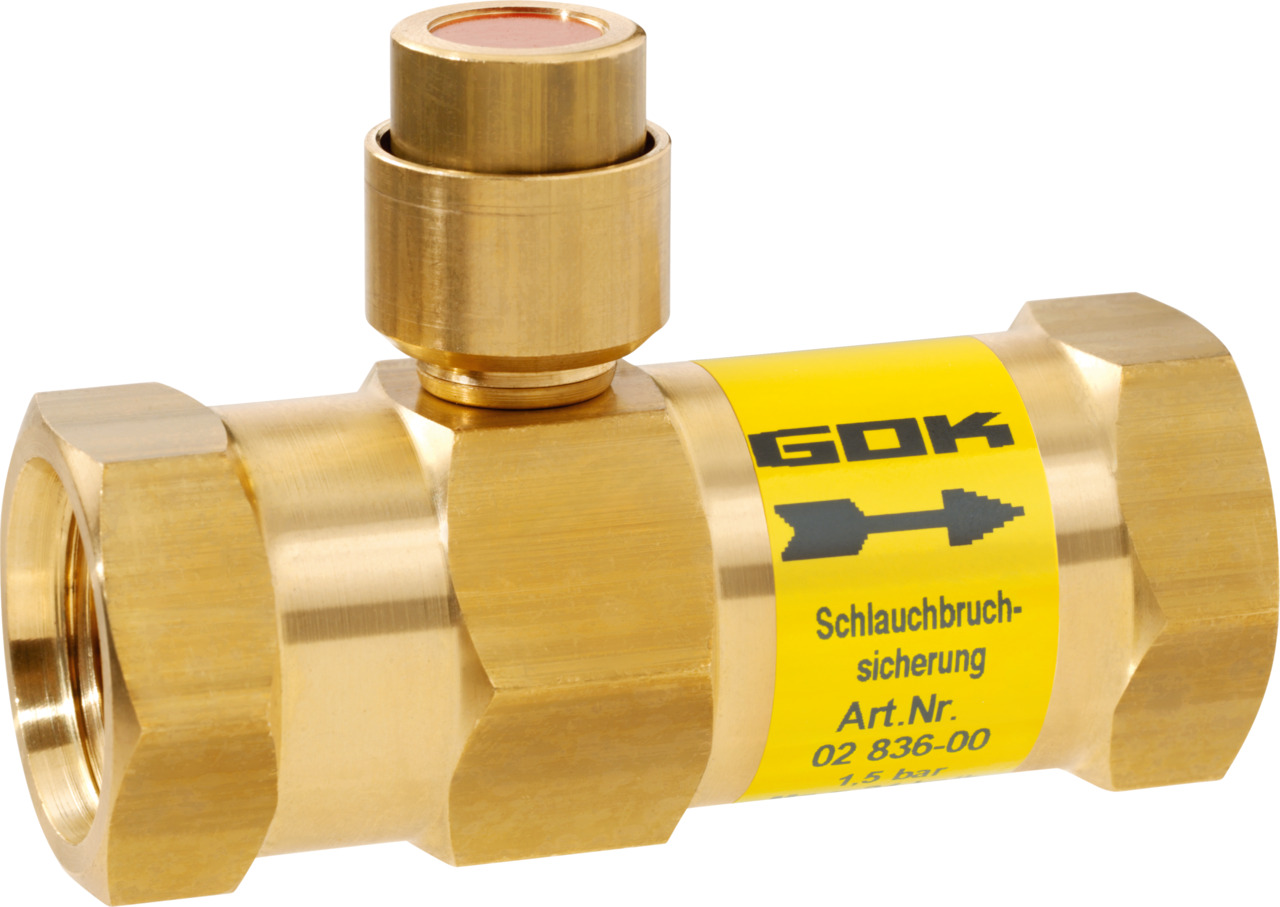 Schlauchbruchsicherung Mitteldruck Typ SBS/MA15 Schlauchbruchsicherung Mitteldruck Typ SBS/MA15