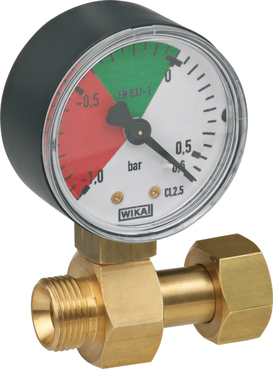 Kontroll- und Prüfmanometer, Prüfventil Kontroll- und Prüfmanometer, Prüfventil