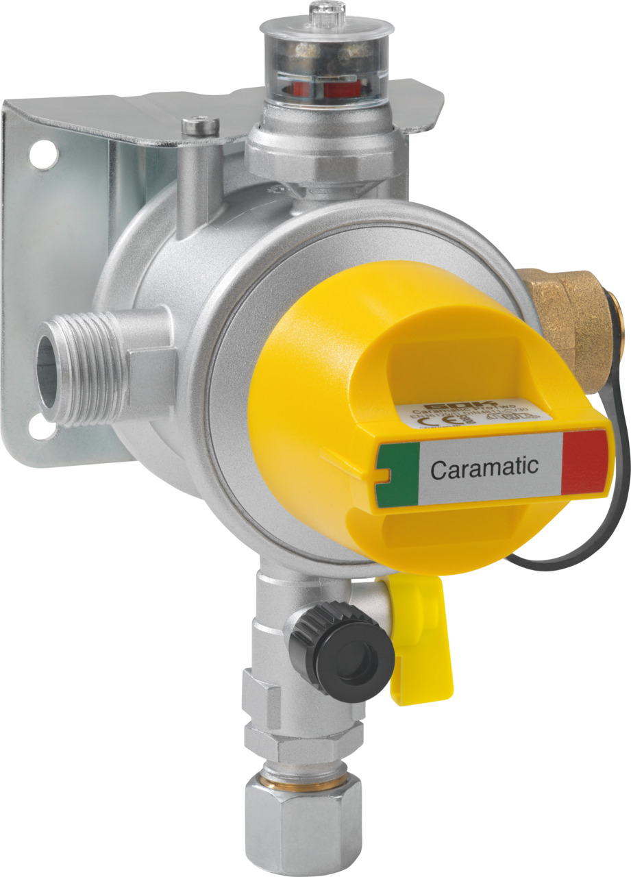 Static Caravan 2 Bottle OPSO Auto Change Over LPG Regulator With 22mm Gas Pipe
