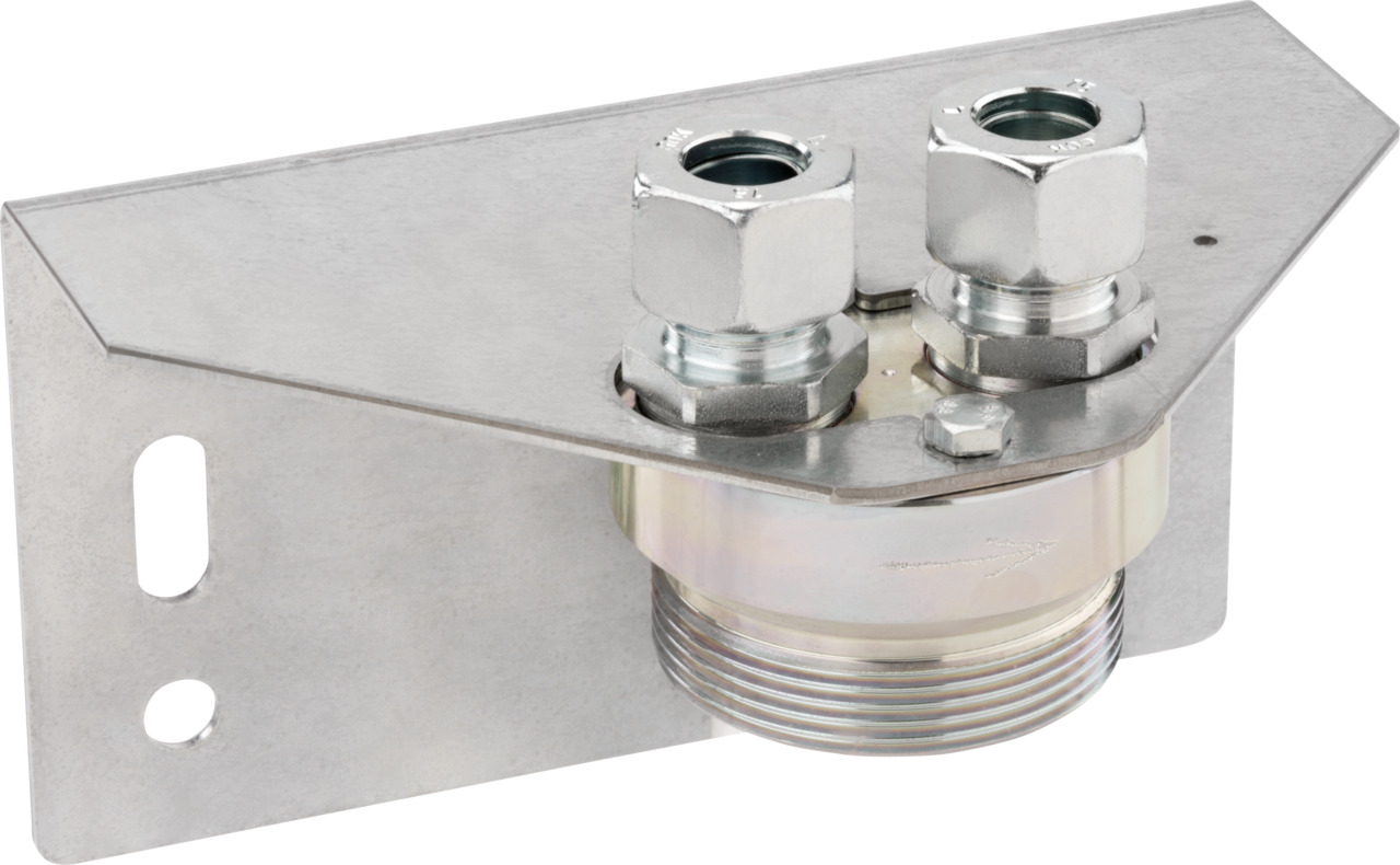 Gaszaehlerhalterung drehbar AG 2 x RVS18 Gaszaehlerhalterung drehbar AG 2 x RVS18