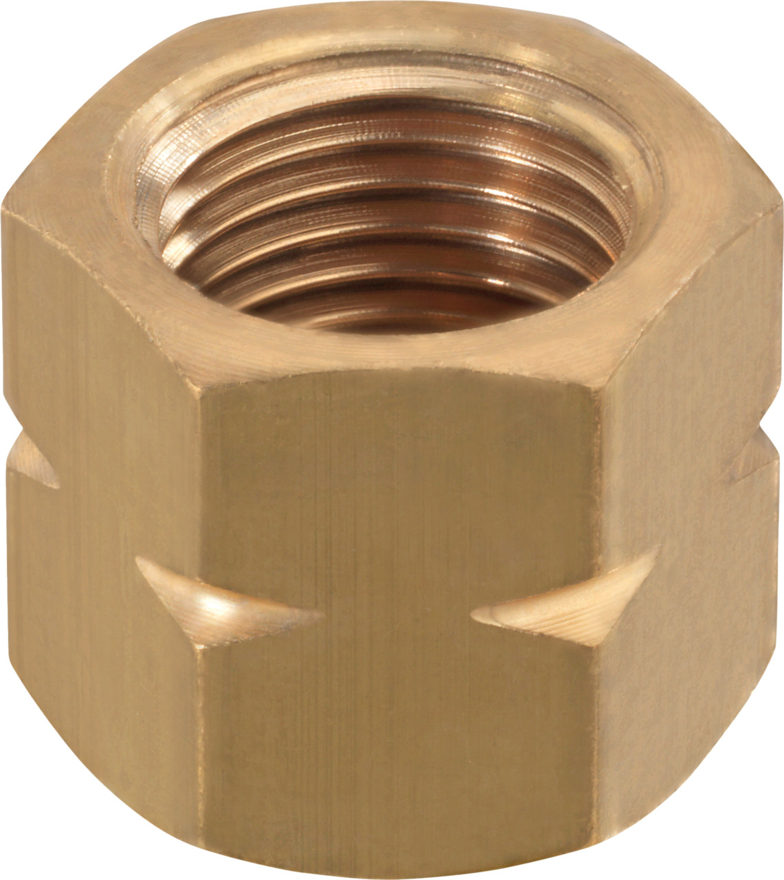 Ecrou obturateur G1/4 g laiton avec joint Ecrou obturateur G1/4 g laiton avec joint