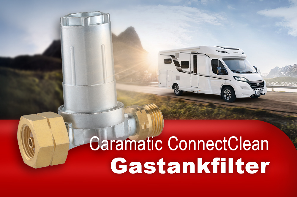 New: Caramatic ConnectClean gas tank filter