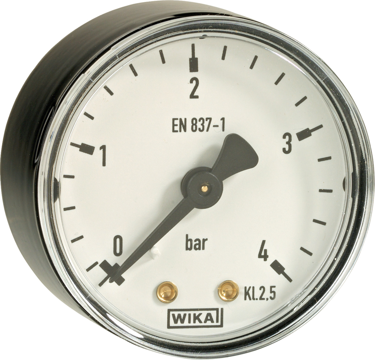 Bourdon tube pressure gauge with plastic housing Bourdon tube pressure gauge with plastic housing