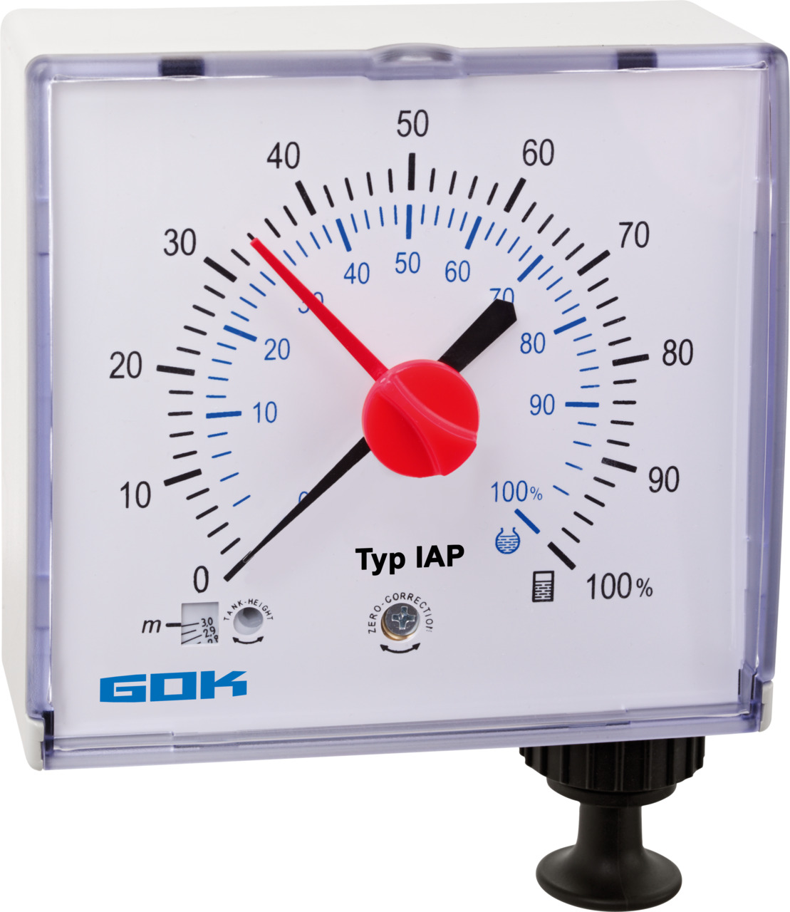 Pneumatischer Inhaltsfernanzeiger Typ IAP Pneumatischer Inhaltsfernanzeiger Typ IAP