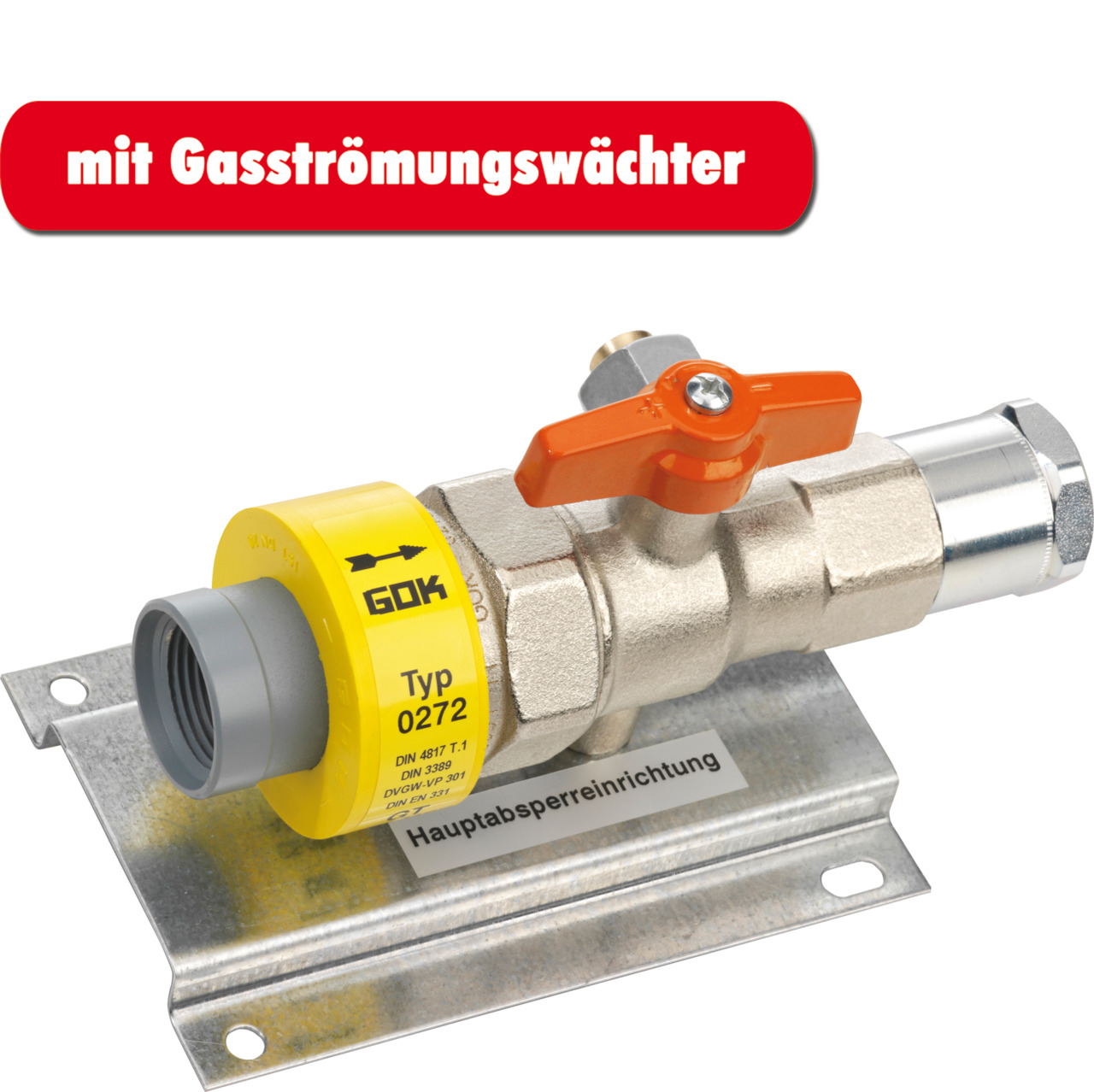 Hauptabsperreinrichtung Typ 0271 mit GS Hauptabsperreinrichtung Typ 0271 mit GS