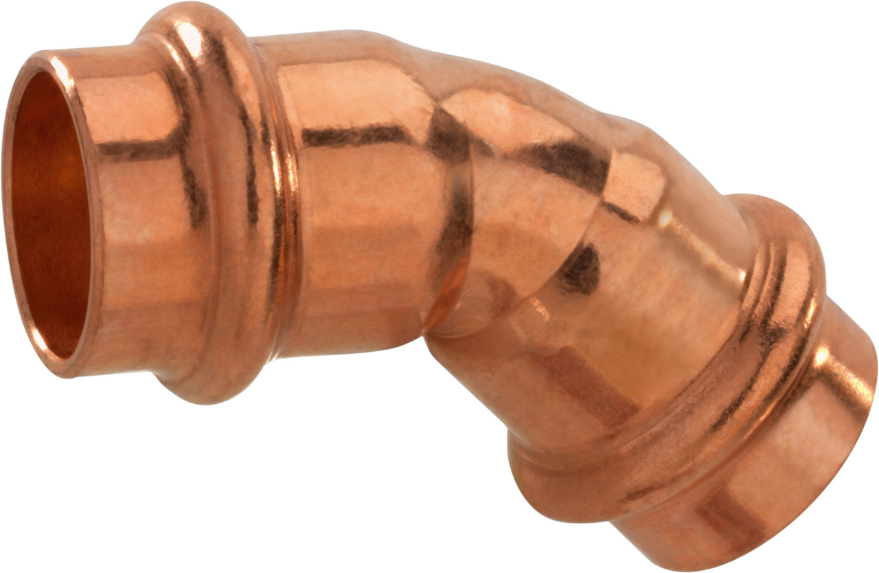 Pressverbinder Bogen 45° Pressverbinder Bogen 45°