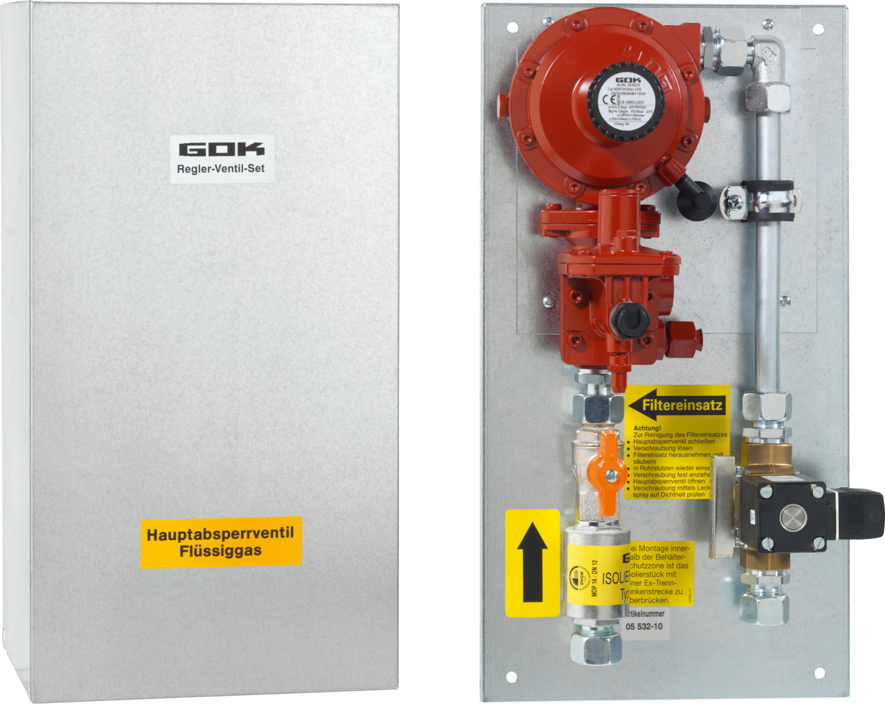 Regler-Set mit Magnetventil Regler-Set mit Magnetventil