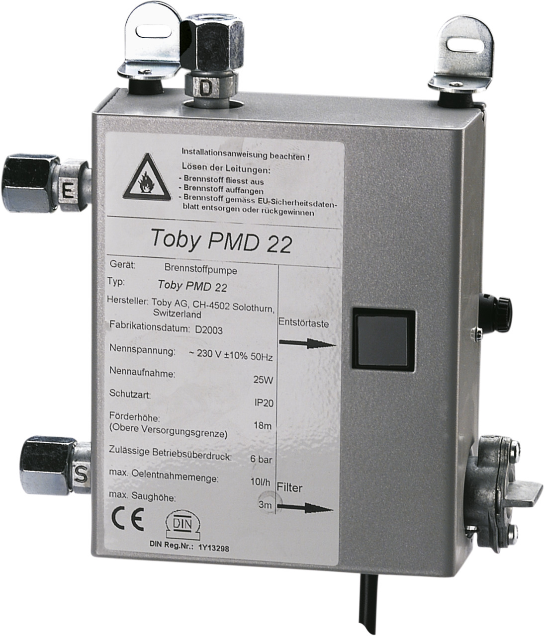 Druckpumpe Toby Typ PMD Druckpumpe Toby Typ PMD