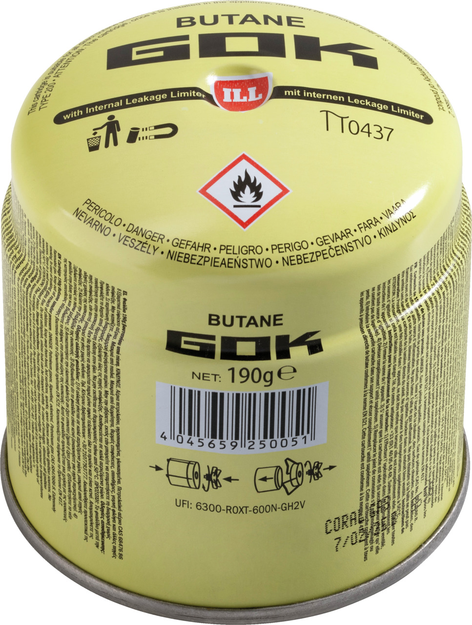 Gas-Kartusche Gas-Kartusche