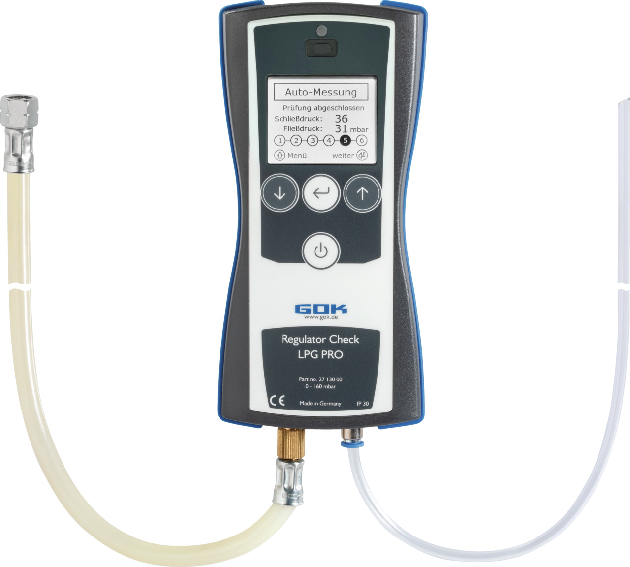 Elektronisches Druckregler-Prüfgerät - Regulator Check LPG PRO Elektronisches Druckregler-Prüfgerät - Regulator Check LPG PRO