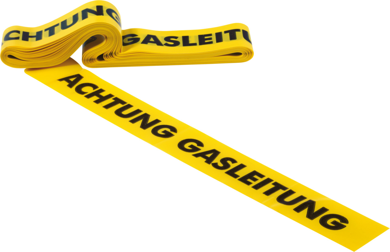 Gaswarnband 250m-Rolle  Gaswarnband 250m-Rolle
