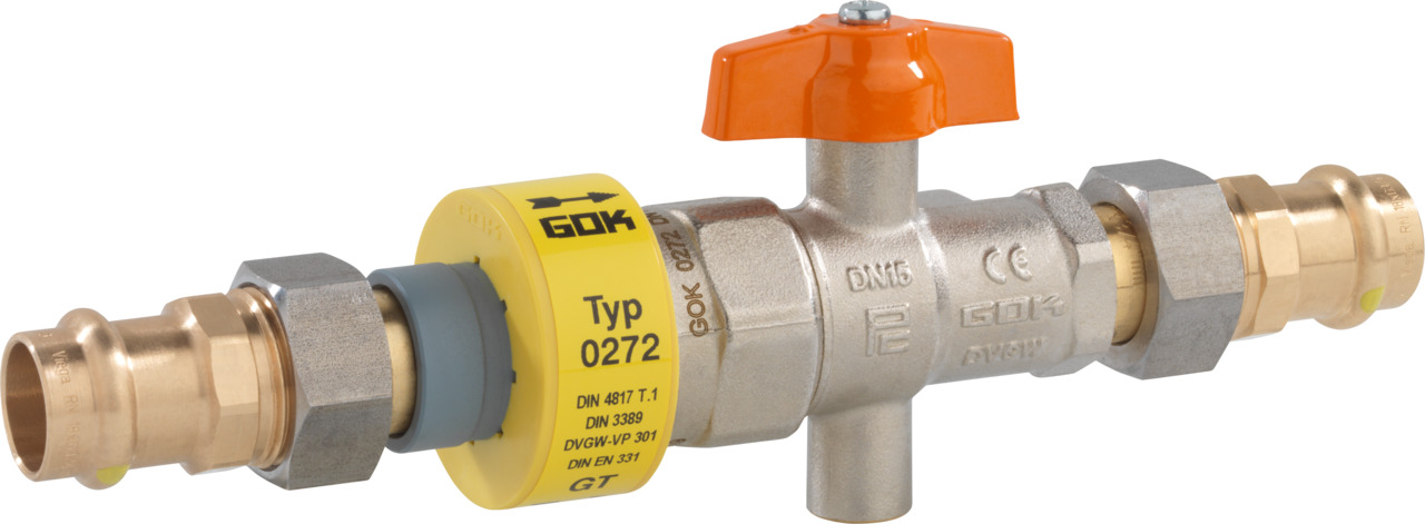 Hauptabsperreinrichtung Typ 0272 mit "T" (TAE) Hauptabsperreinrichtung Typ 0272 mit "T" (TAE)